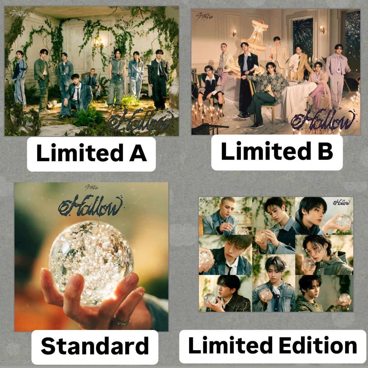 Stray Kids Hollow JAPAN 3rd Mini Album CD official PC Includes