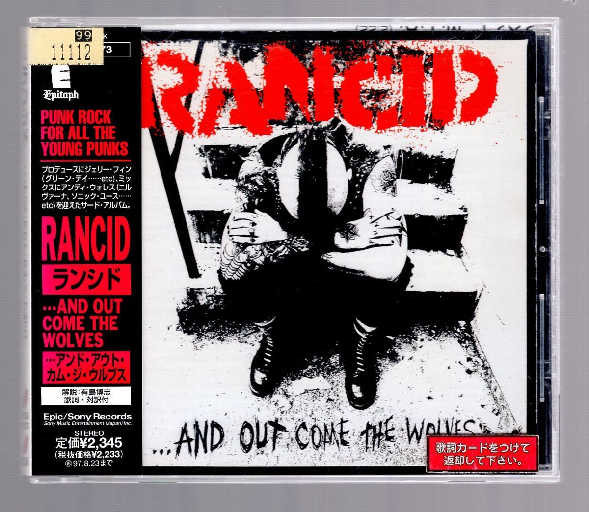 AND OUT COME THE WOLVES RANCID CD with OBI Japan Edition | eBay