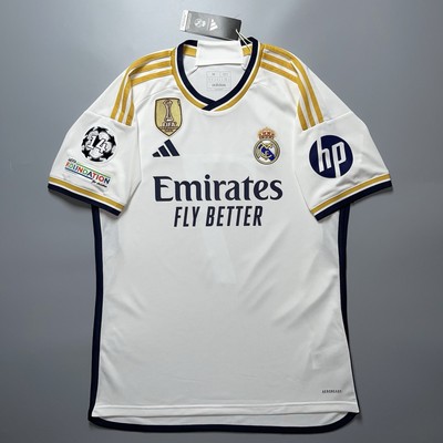 REAL MADRID ADIDAS 2023/2024 FOOTBALL HOME JERSEY #7 VINI JR SIZE