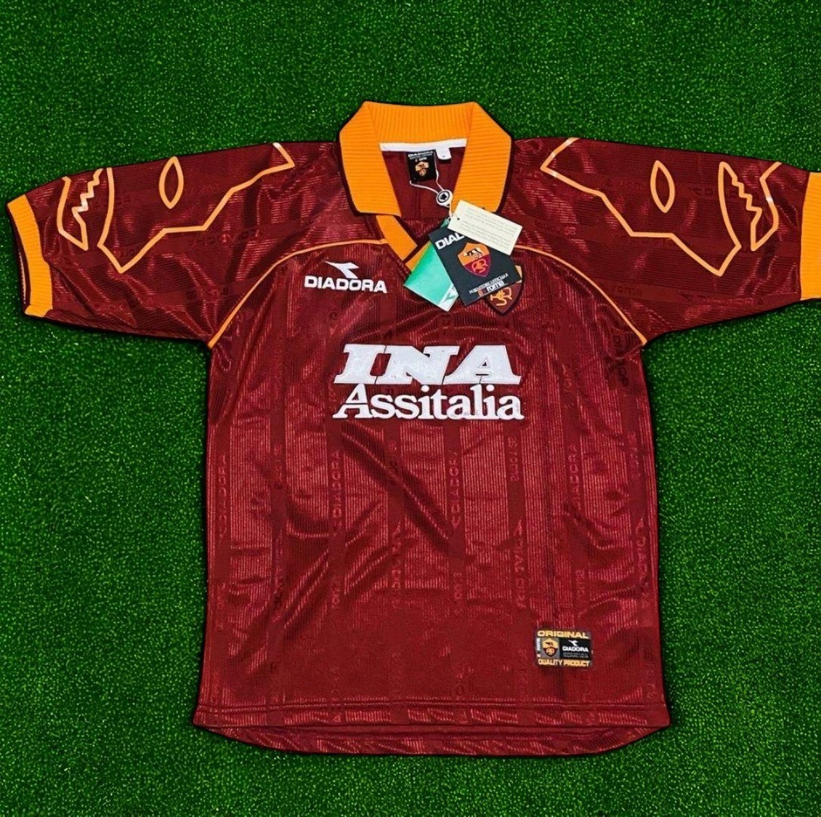 AS Roma 1999 2000 Hidetoshi Nakata Official Jersey Shirt Kit – US