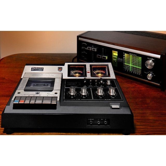 Technics RS-640U STEREO CASSETTE DACK Tape Deck Vintage Analog