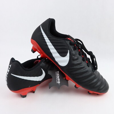 Nike Legend Academy 7 Soccer Cleats Men's Size 8 Black FG Tiempo