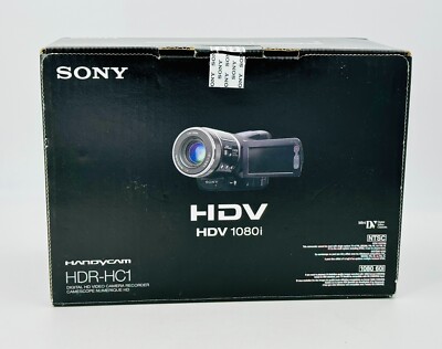 Sony HDR-HC1 HDV 1080i/MiniDV Camcorder HD 27242681330| eBay