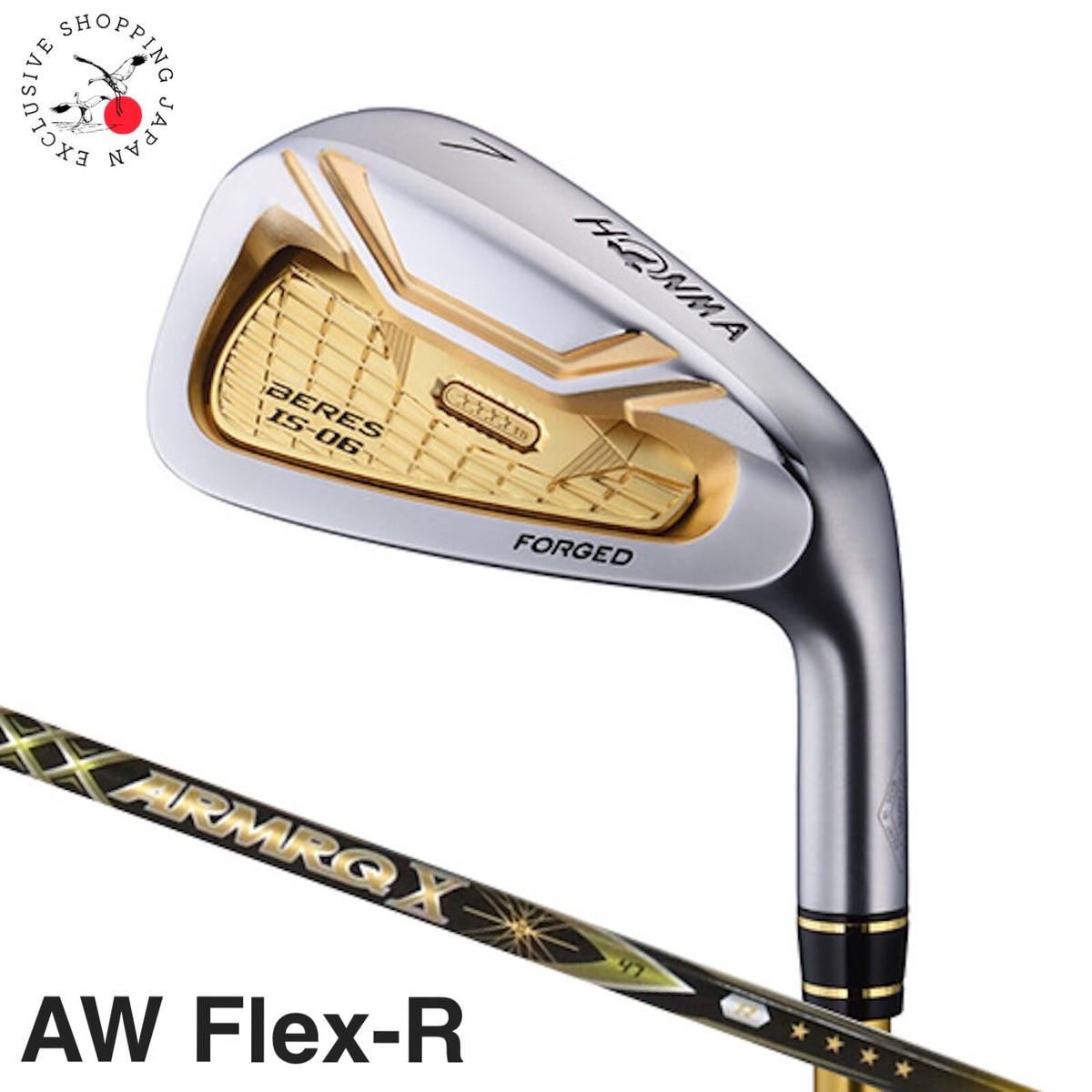 HONMA Golf Beres IS-06 Iron Club AW Loft 51.5 ARMRQ X 47 4S 4Star