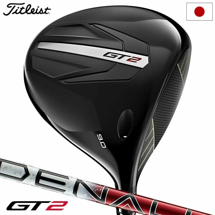 New Titleist GT2 Driver Men's Right DENALI RED 50 2024 Model Japan