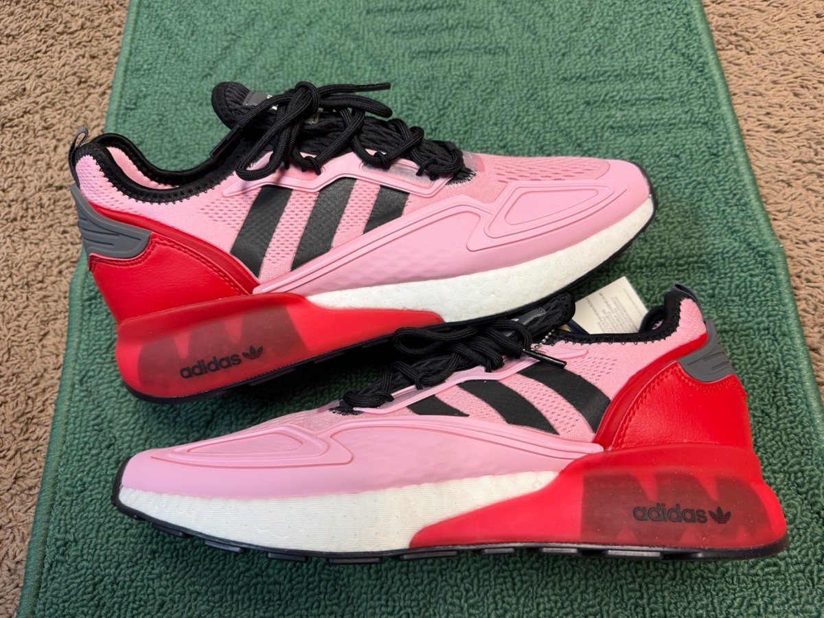 Size 10 - Ninja x adidas ZX 2K Boost Time In - True Pink Scarlet