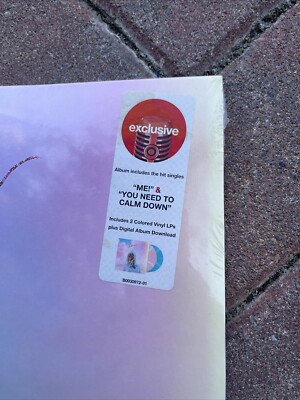 Taylor Swift Lover (Limited Edition, Colored Vinyl 2 LP Record