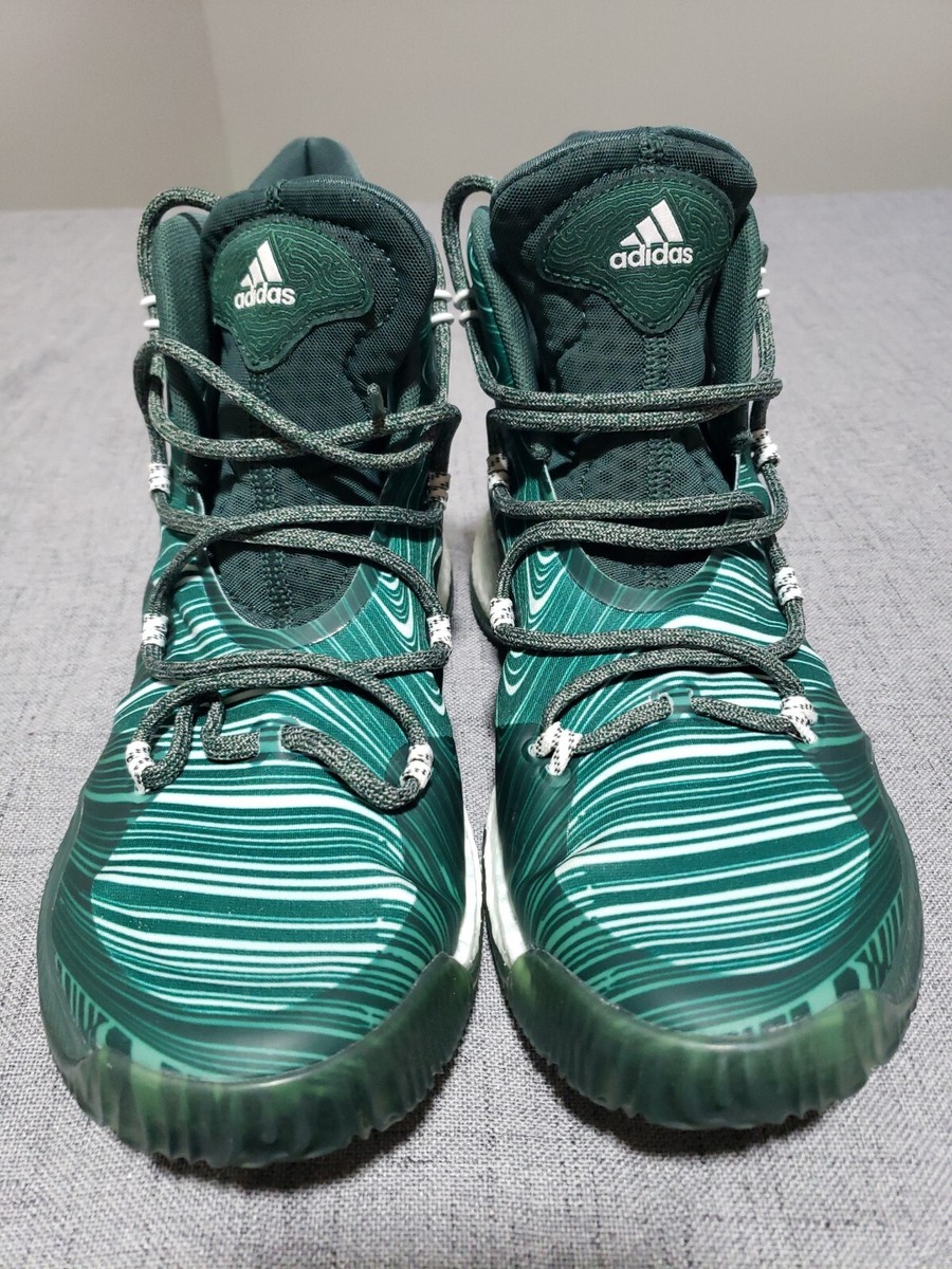 Adidas Crazy Explosive Geofit Size 8 men Andrew Wiggins Green