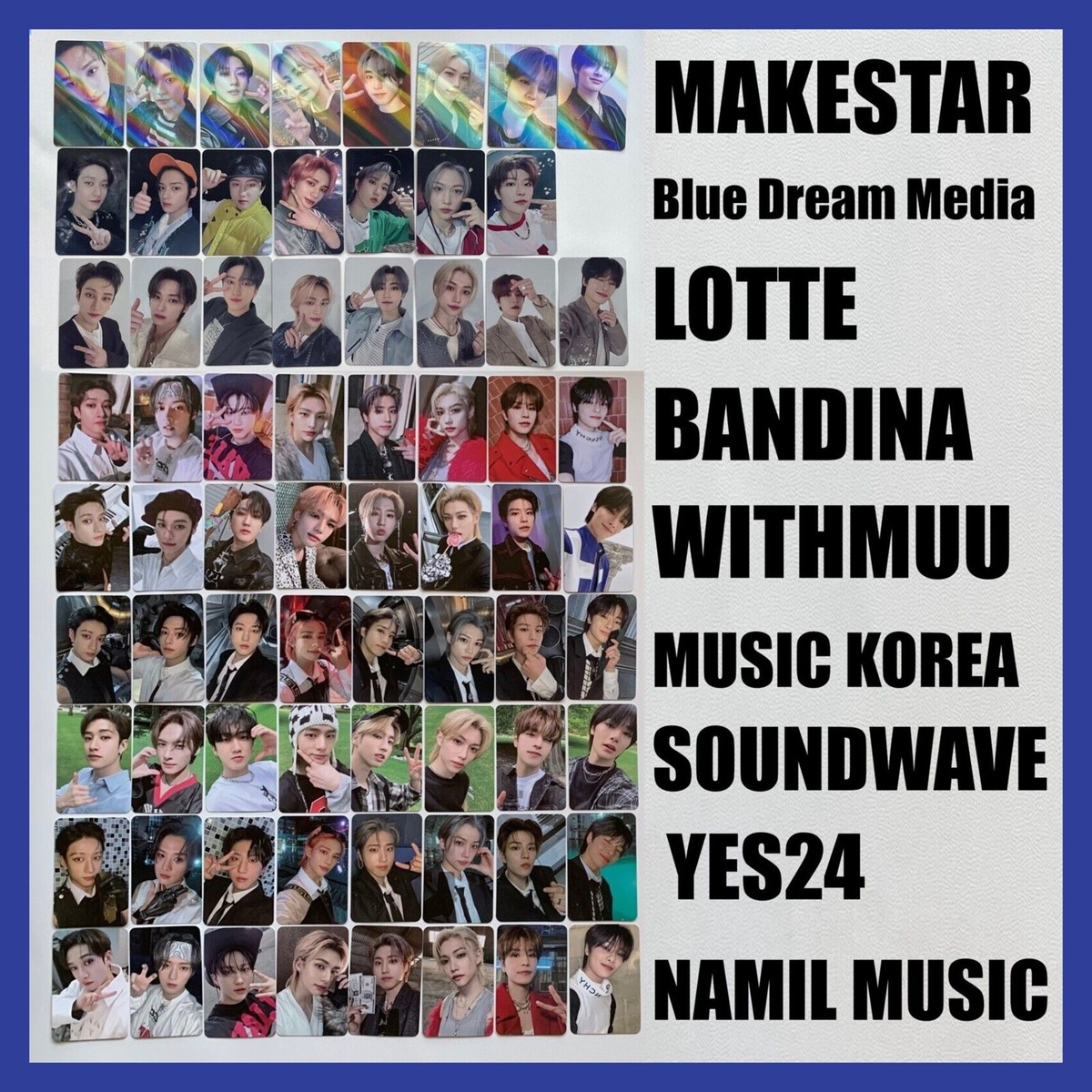 Stray Kids 5-STAR Makestar Lotte Namil Bandina WIthmuu Official