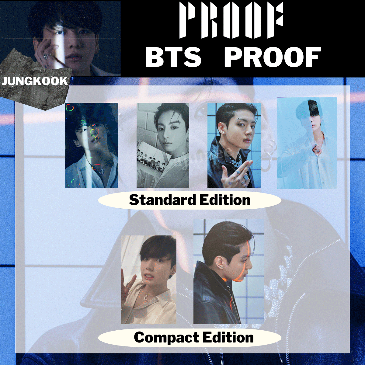 BTS Proof JUNGKOOK Official PhotoCard Standard Compact Album