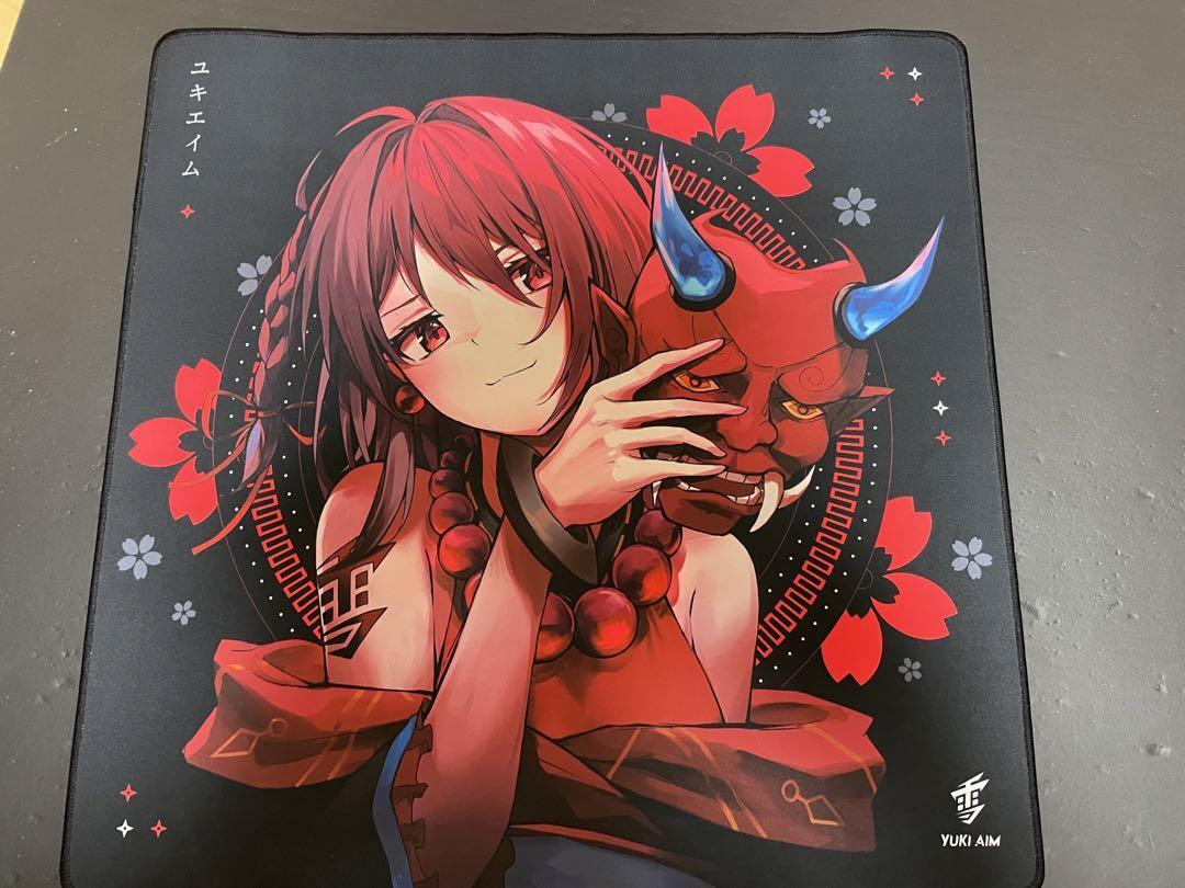 YUKI AIM 2022 DROP 1 LARGE ONI YUKI PAD Black Mousepad FPS LIMITED