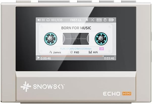 SnowSky/FiiO Echo MINI HiFi Bluetooth MP3 Player w/3.5&4.4mm out