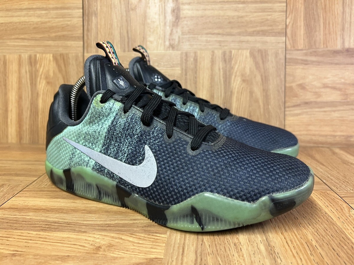 RARE🔥 Sz - 6.5Y Nike Kobe XI 11 GS All Star Green Glow Black