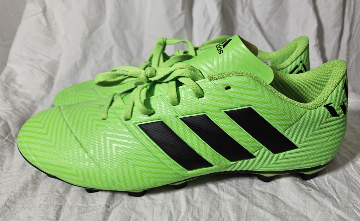 Adidas Nemesis Messi 18.4 FXG Soccer Cleats Football Shoes Neon
