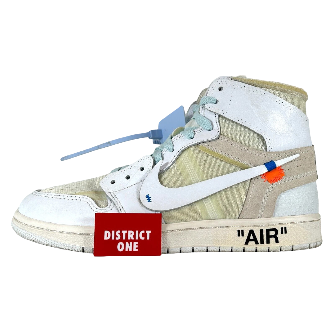 Off White x Air Jordan 1 Retro High OG Euro White 2018 - Size 8