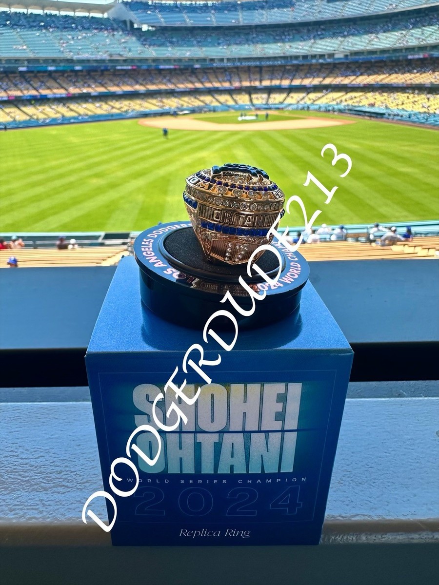 🇯🇵💍 Shohei Ohtani LA Dodgers '24 World Series SGA Ring 8/6/25