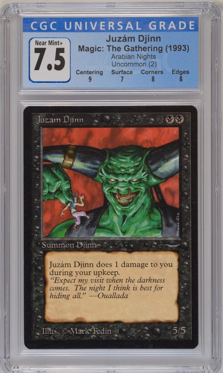 Magic: the Gathering MTG Juzam Djinn [Arabian Nights] Graded CGC