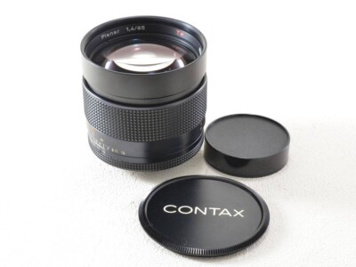 CONTAX Carl Zeiss Planar T* 85mm F1.4 MMJ Manual Lens Black | eBay