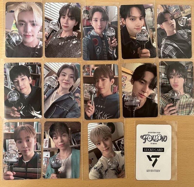 SEVENTEEN TOUR FOLLOW FC CARAT ZONE LTD OFFICIAL PHOTO CARD | eBay