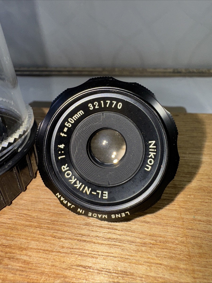 NIKON EL-NIKKOR 50mm F4 Enlarger Lens w/ Case | eBay