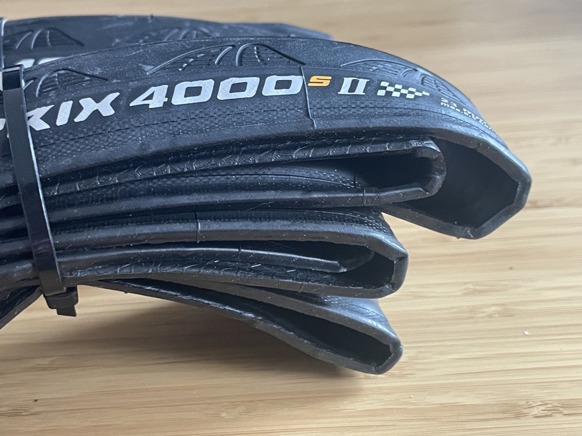 NOS Continental GP 4000s II Folding Tires 700x23c Black Reflex