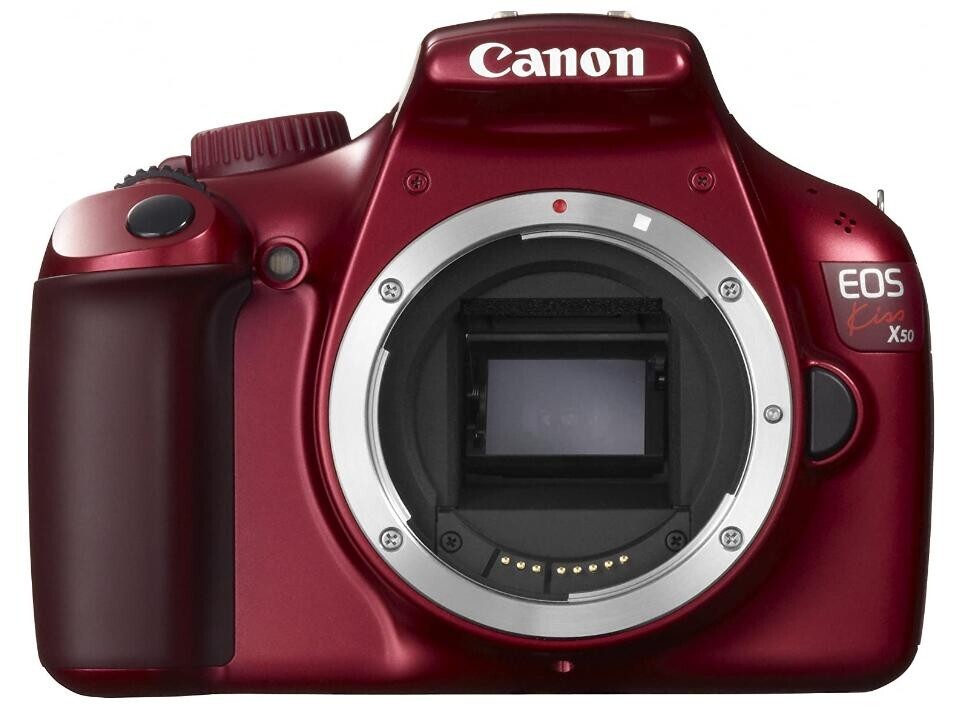 Canon Digital SLR Camera EOS Kiss X50 Body Red KISSX50RE-BODY | eBay