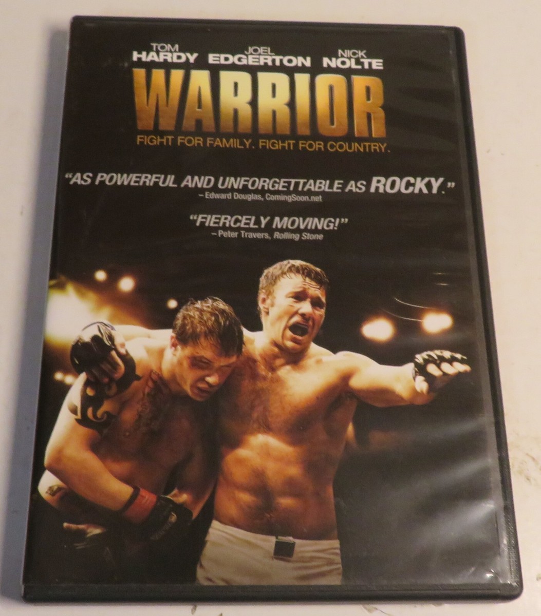 Warrior DVD By Tom Hardy Nick Nolte Good Used Case & Movie Fight