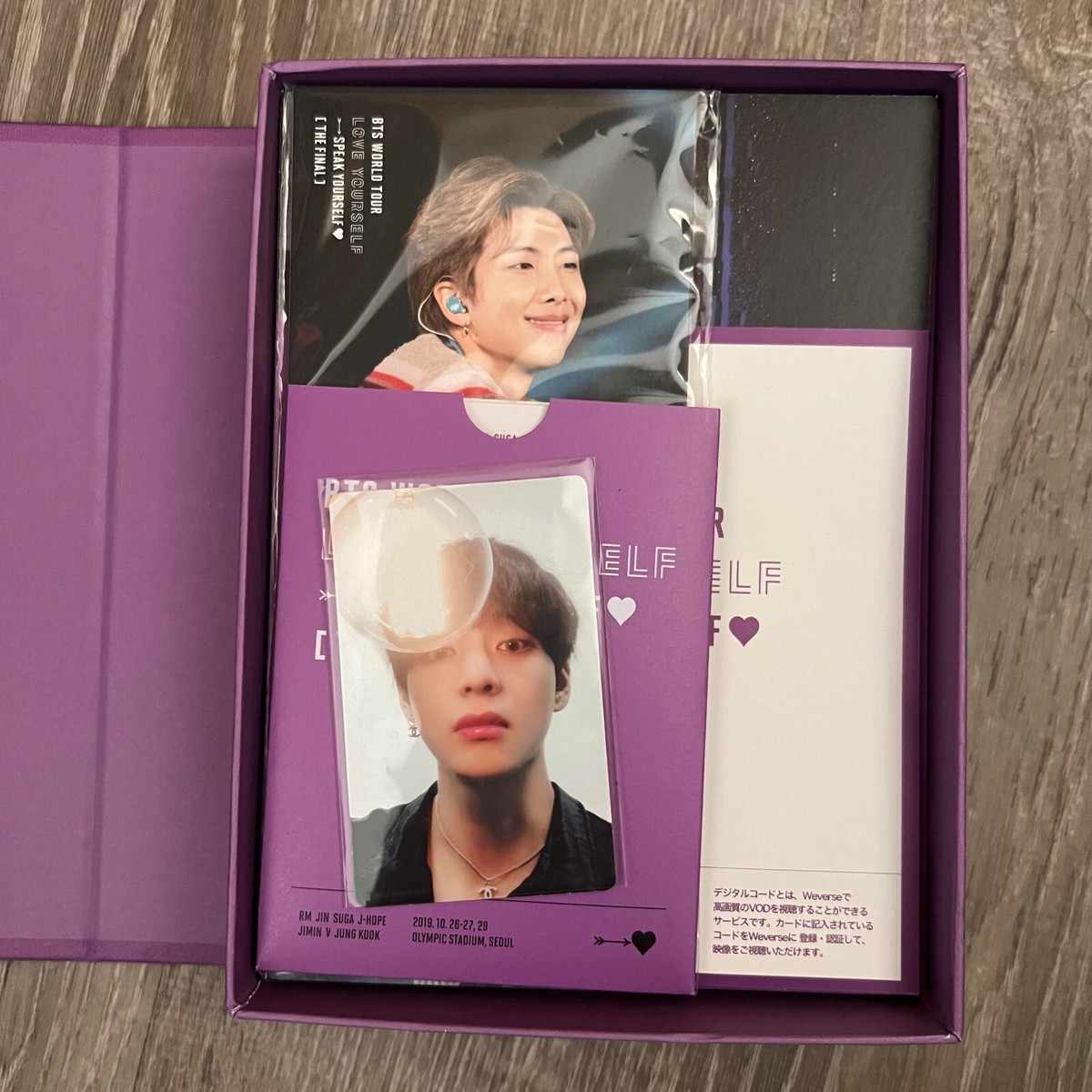 BTS V テテ トレカ LoveYourself speakyourself BTS WORLD TOUR 'LOVE