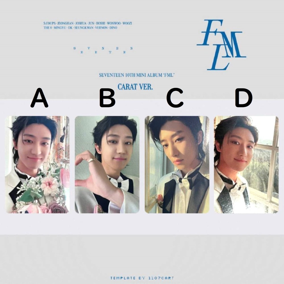 THE8 SEVENTEEN - FML - CARAT ver. Official Photo card SVT