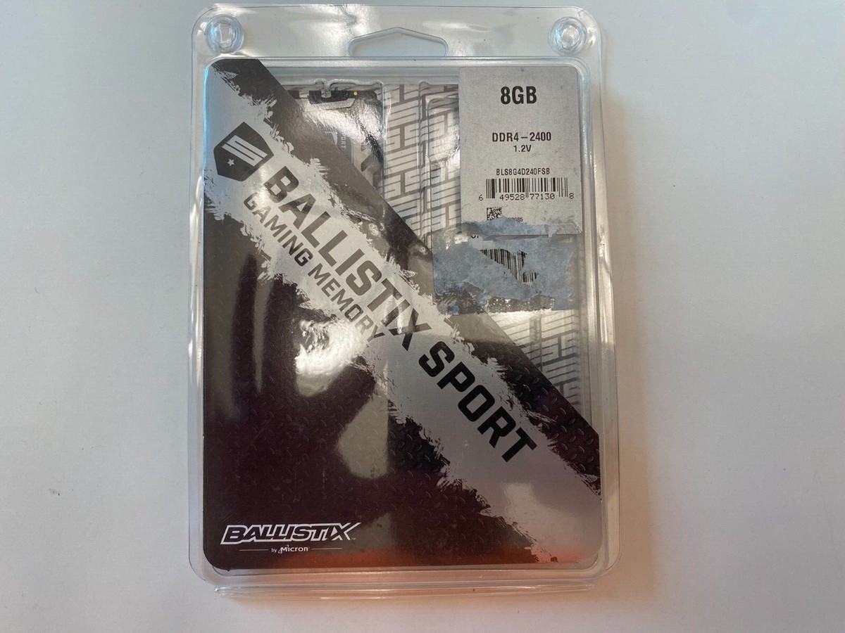 BALLISTIX SPORT 8GB DDR4 2400 MHz PC4-19200 SDRAM DIMM 1.2V