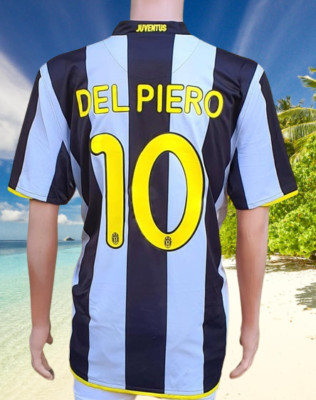JUVENTUS FC 2008-09 SERIE-A FINALS DEL PIERO 10 NIKE HOME JERSEY