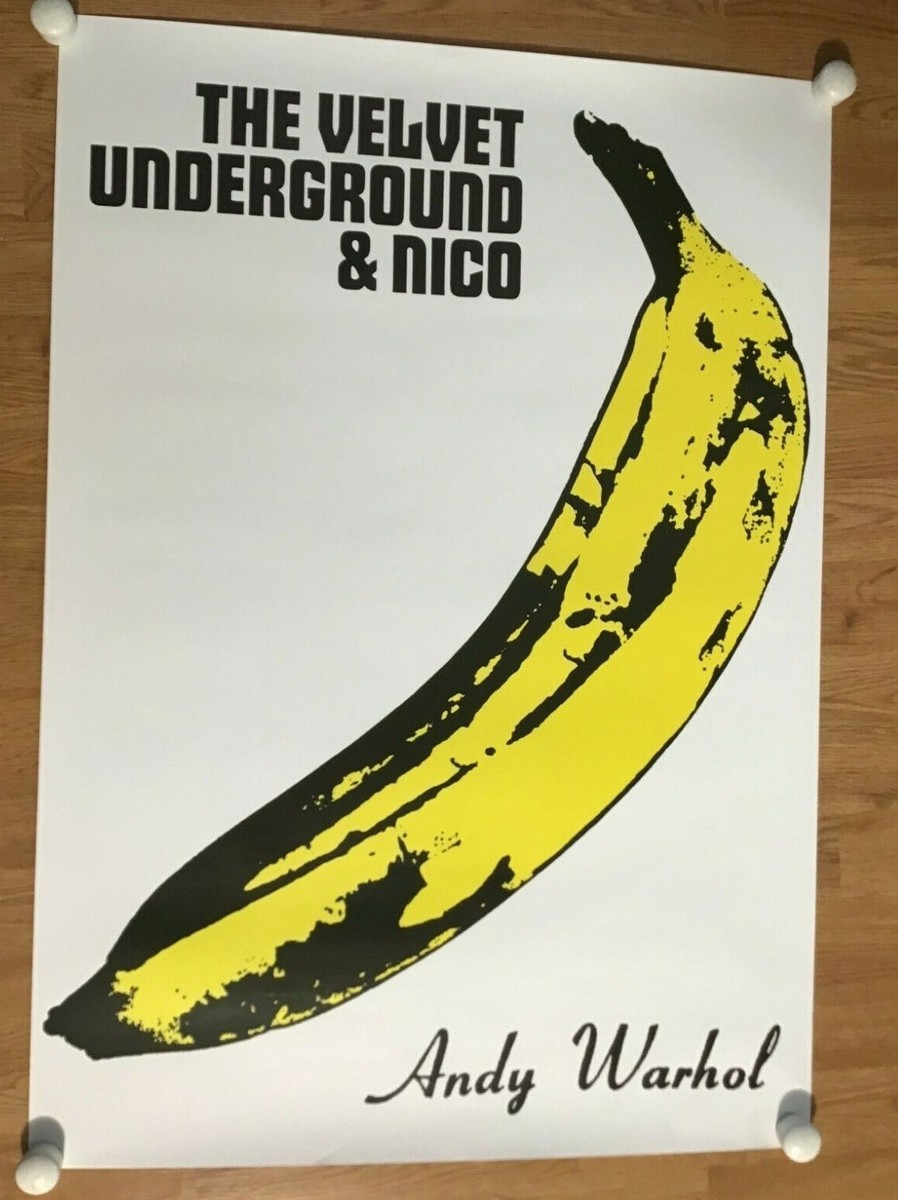Velvet Underground-Banana Featuring Nico-Andy Warhol Plasticized