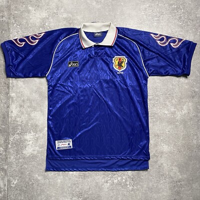 1998 Japan asics Home jersey France World Cup Made In England