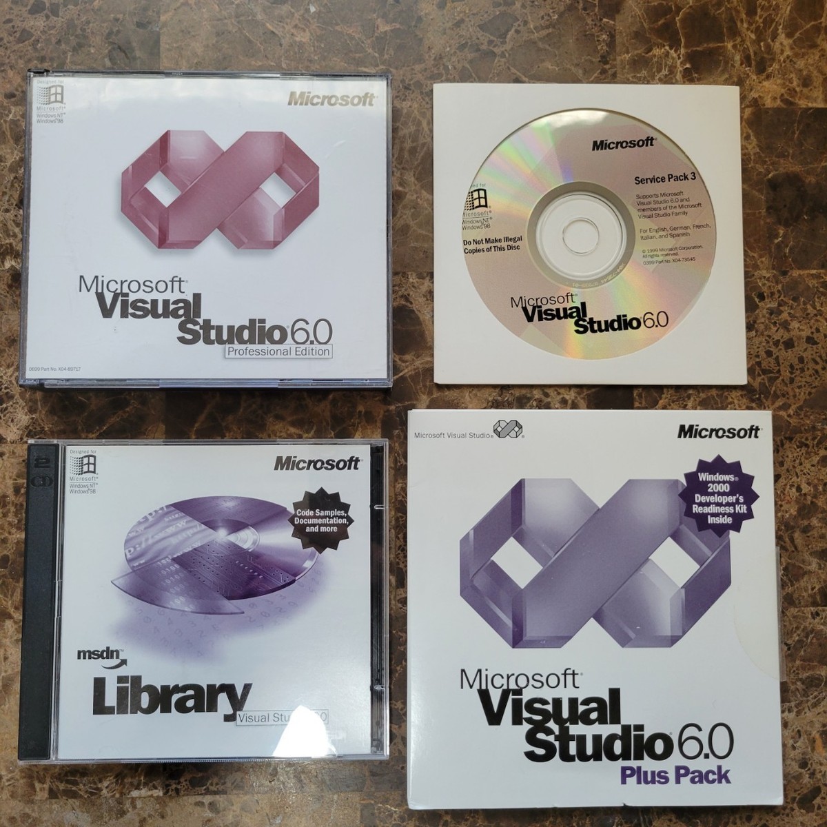 Microsoft Visual Studio 6.0 6 Professional 659-00391 RETAIL Box | eBay