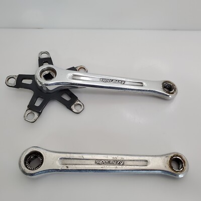 Vintage 1988 Sugino Super Maxy BMX Racing Forged 3 Piece Crank 170