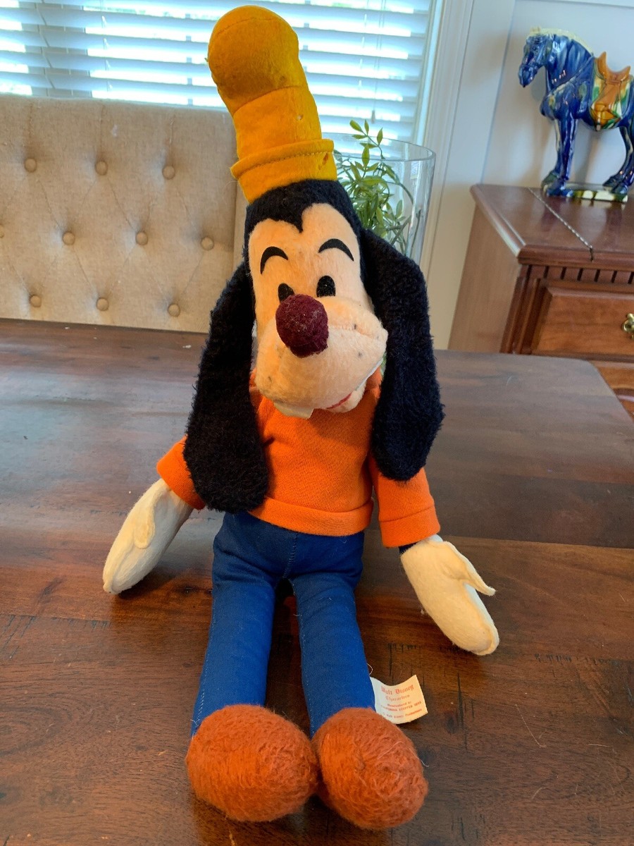 Vintage Walt Disney GOOFY 24” Plush 1960's Original Goofy! Rare