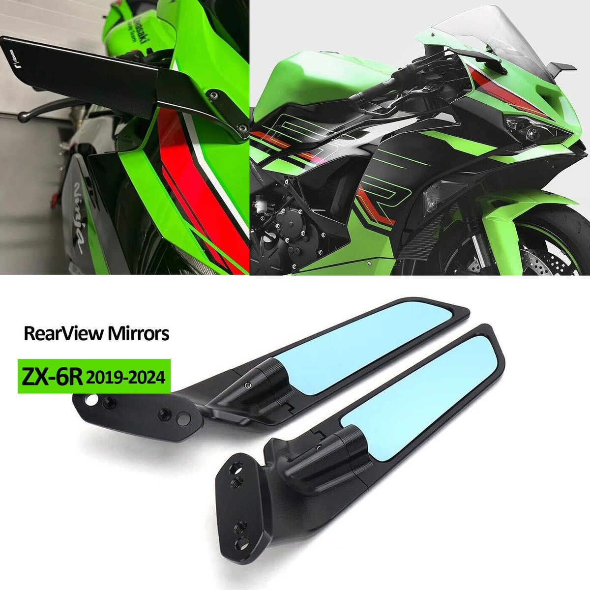 2019-2024 Kawasaki Ninja 636 ZX-6R 2025 Motorcycle Rear View