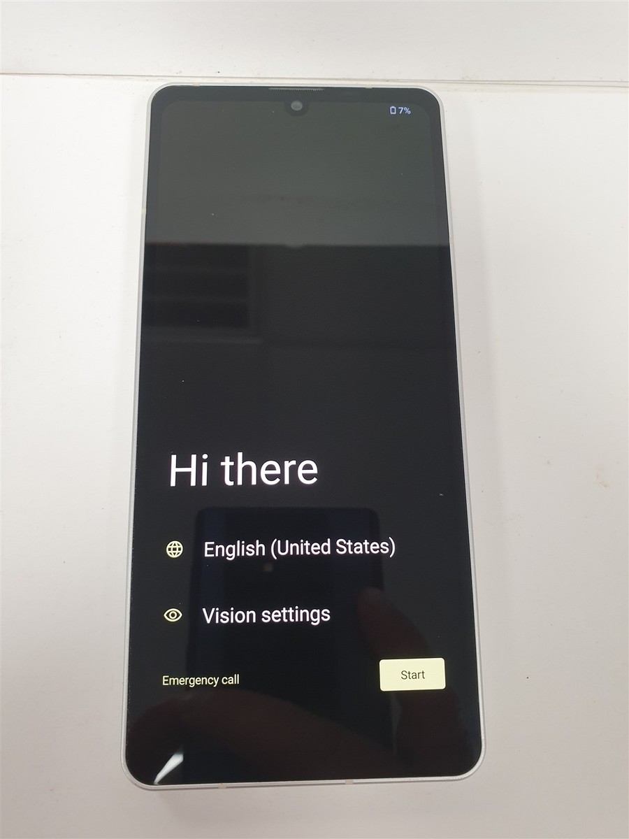 Sharp Aquos Sense 6 128GB Silver SHG05 (Unlocked) Fully Functional