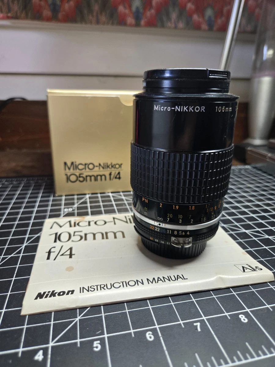 Nikon Micro NIKKOR f/4 Camera Lenses 105mm Focal for sale - eBay