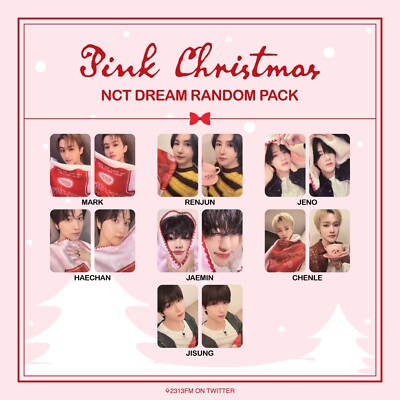 NCT 127 NCT DREAM 2024 PINK CHRISTMAS OFFICIAL RANDOM TRADING