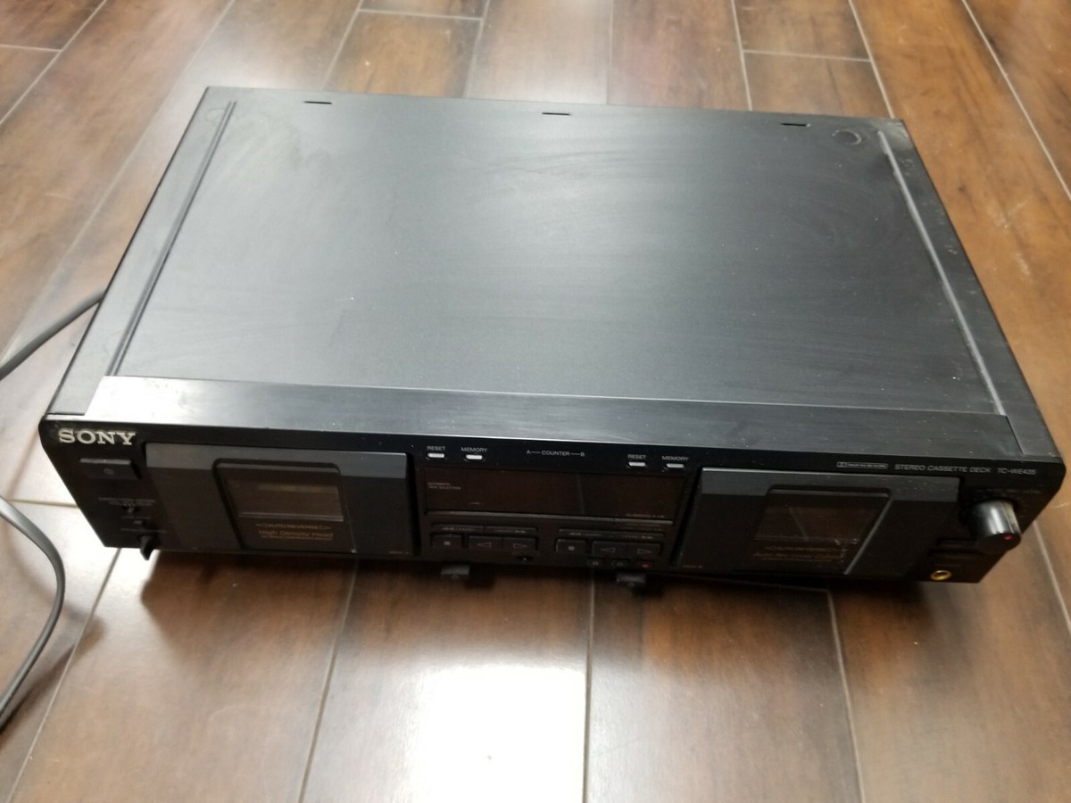 Sony TC-WE435 Stereo Dual Cassette Deck Tape Player Recorder Parts