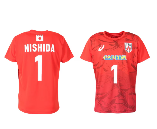 ASICS Official YUJI Nishida Japan Volleyball Fan Shirt 2025 Tee T
