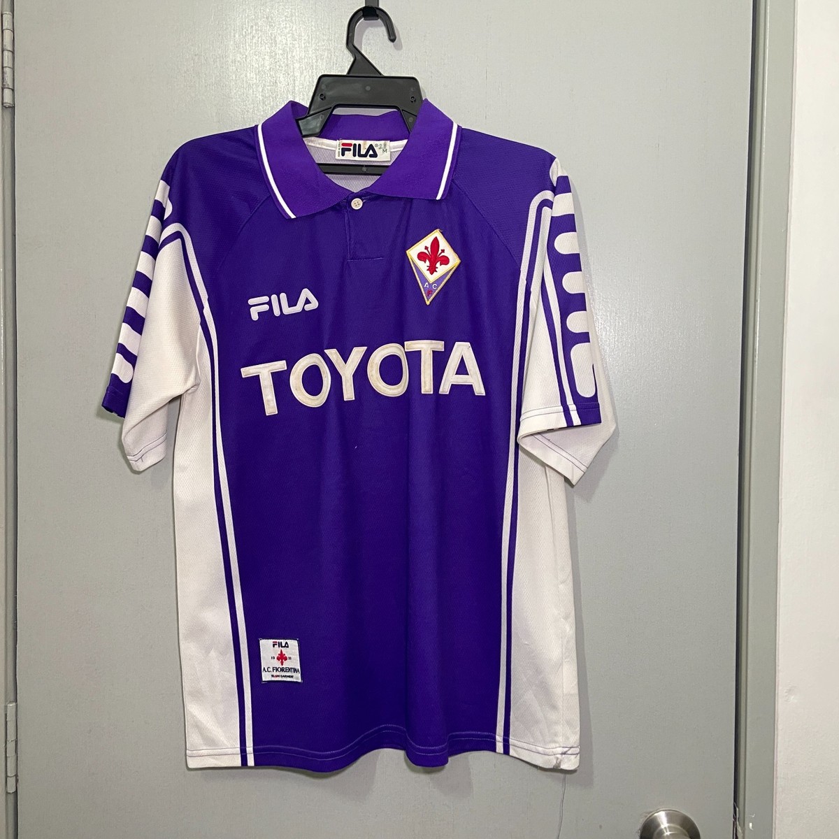 Vintage Fiorentina 1999/2000 Home Shirt Jersey – Fila Toyota