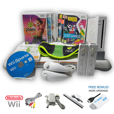 Nintendo Wii Fit Console with Balance Board - Choose Your Bundle