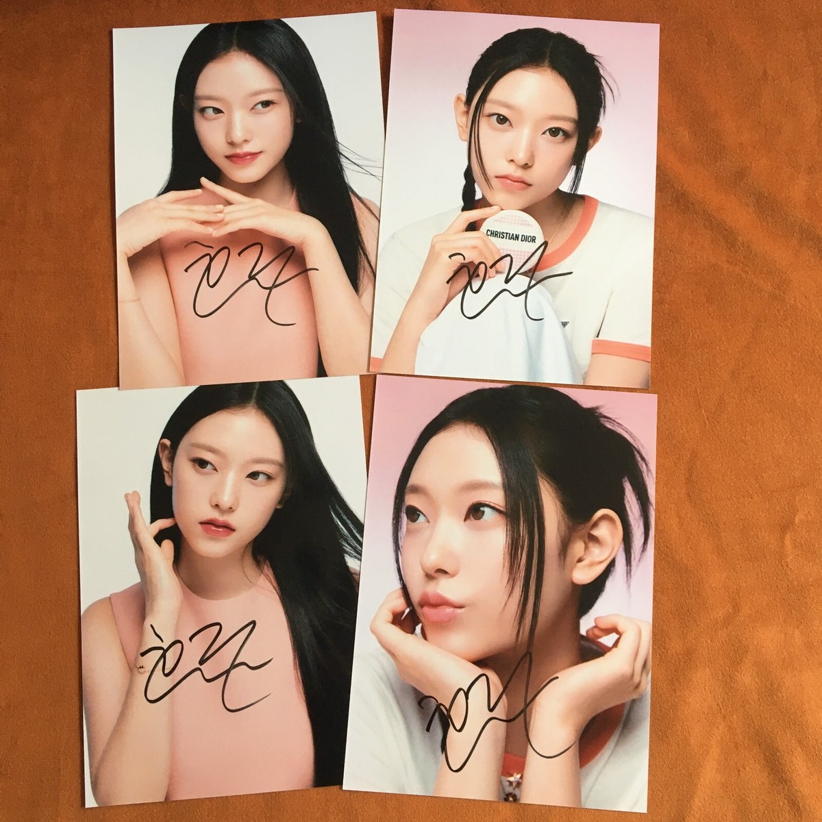 NEWJEANS HAERIN Autographed Signed Photo K-POP Collection 5*7 2024