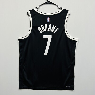 Nike NBA Brooklyn Nets Kevin Durant #7 Mens Black Basketball