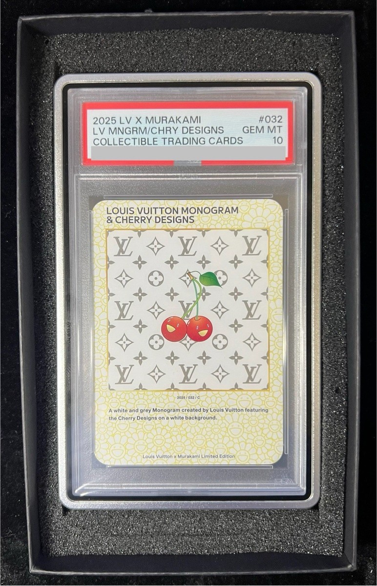 PSA 10 LOUIS VUITTON x MURAKAMI Trading card MONOGRAM & CHERRY