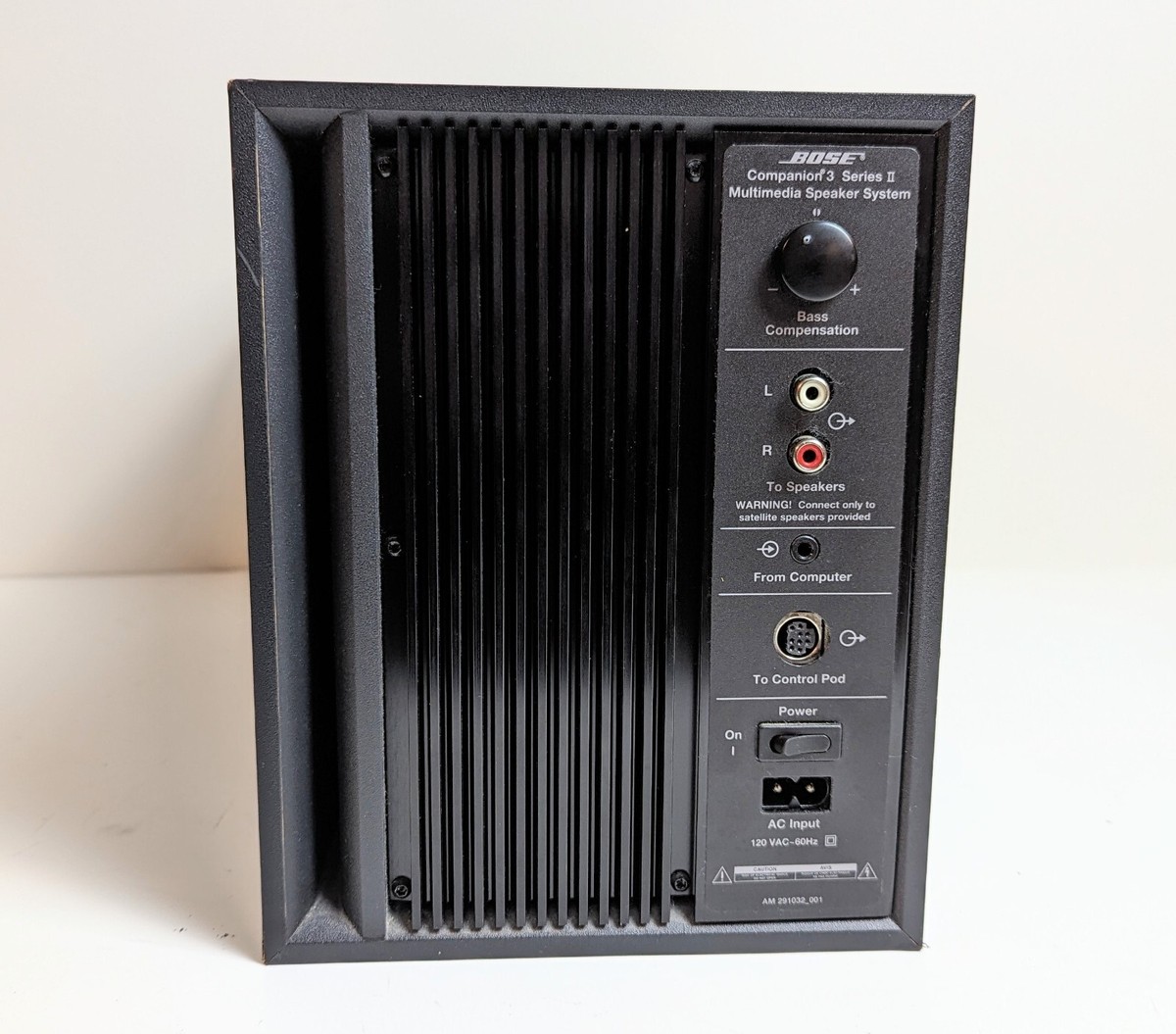 Bose Companion 3 Series II Multimedia Speaker System Complete