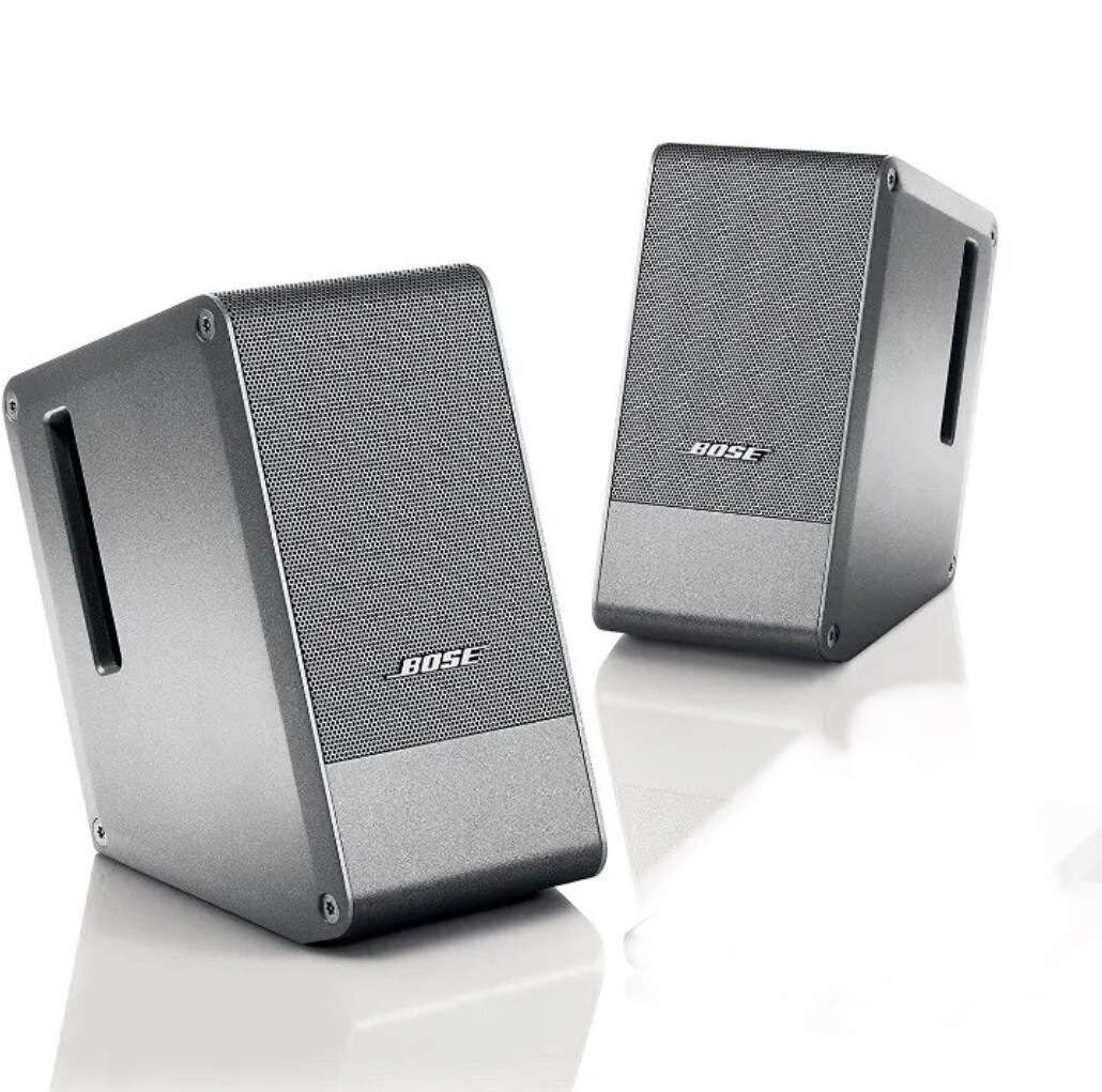 Bose Computer MusicMonitor Computer Speakers Desktop PC Silver