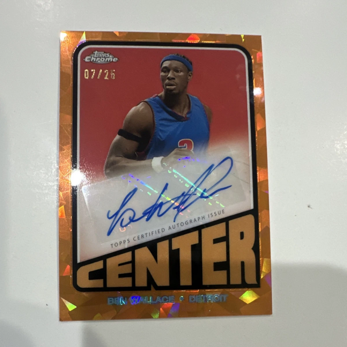 Ben Wallace Basketball Autographed Sports Trading Cards